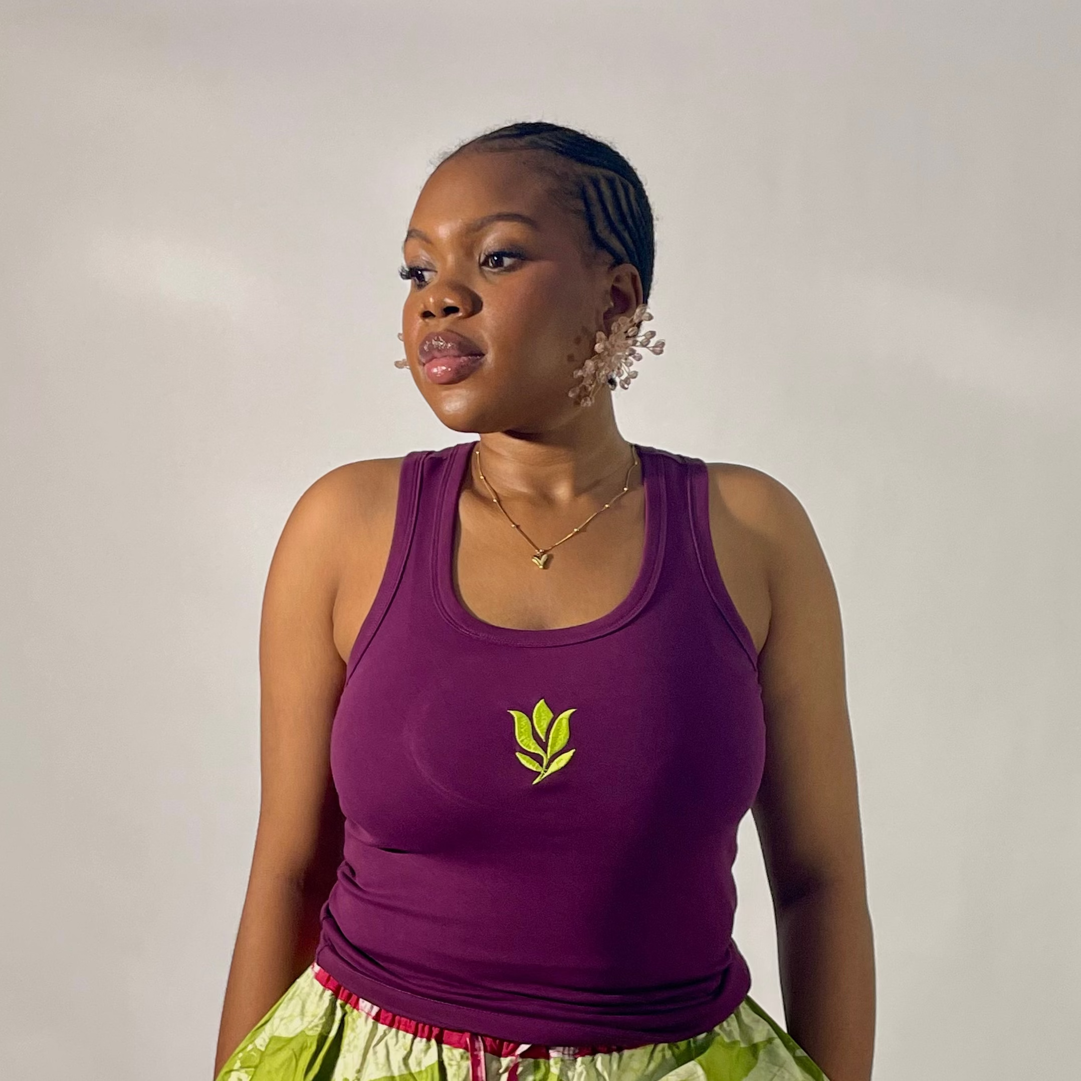 Full length tank top