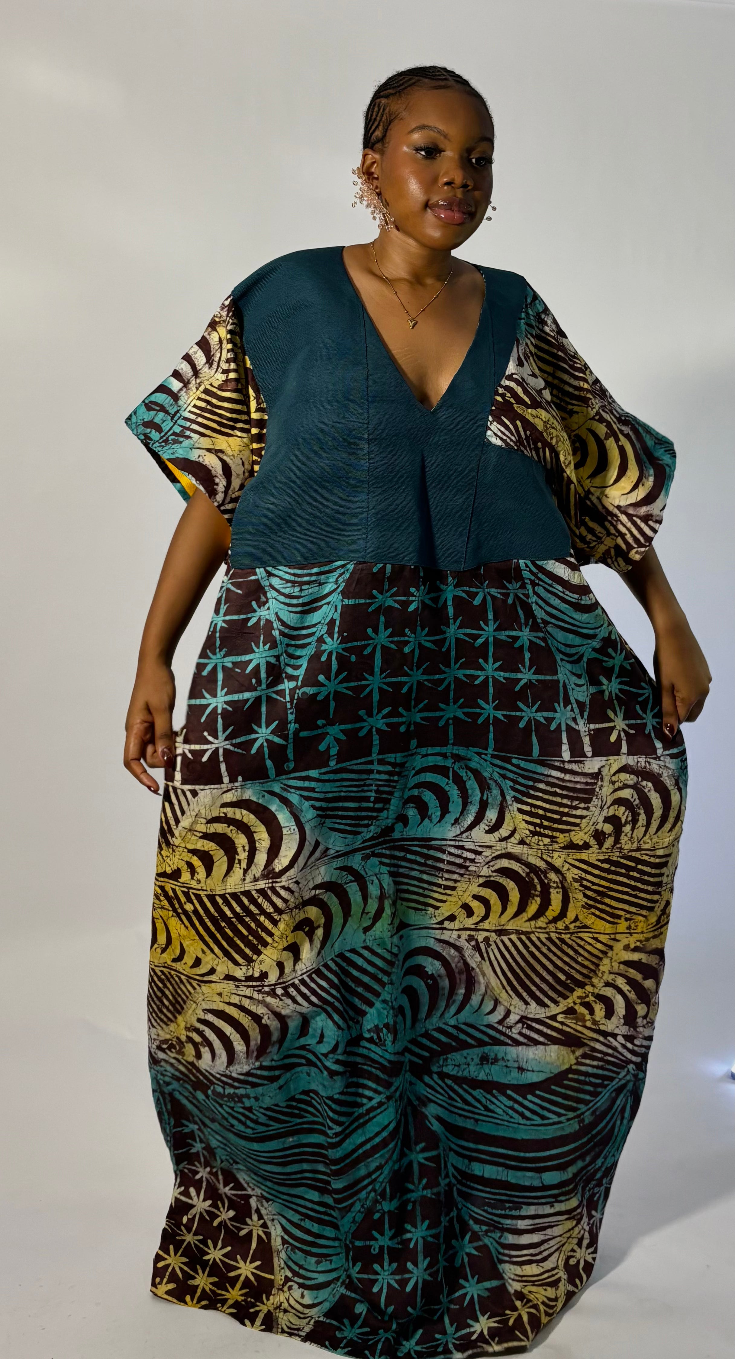 turquoise art print bubu